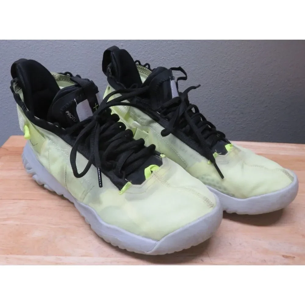 Jordan Proto React Barley Volt BV1654-700 Mens Size 8.5 Athletic Basketball Shoe